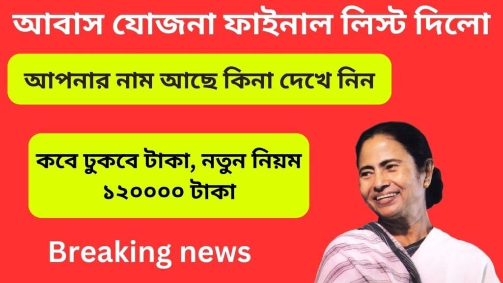 আবাস যোজনা ফাইনাল লিস্ট দিলো