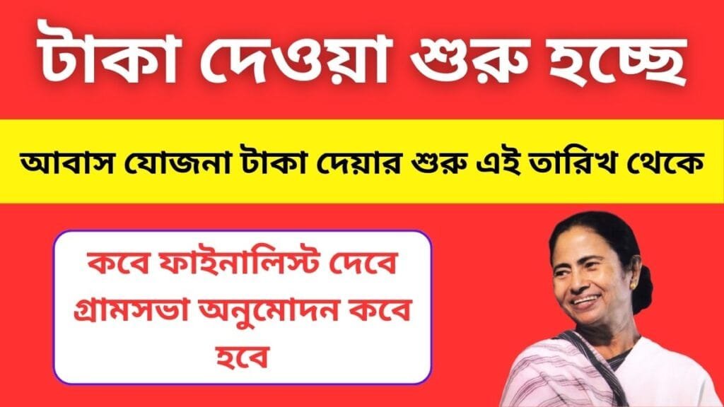 আবাস যোজনার সুসংবাদ টাকা দেওয়া শুরু হচ্ছে